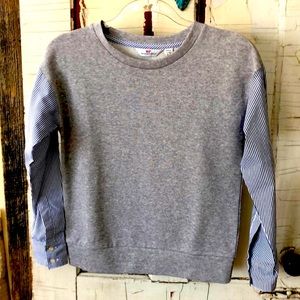 Vineyard Vines Mixed Media Top